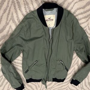 Hollister Olive Green Bomber Jacket